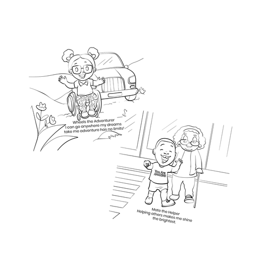 Uniquely Made Kids Digital Coloring Pack